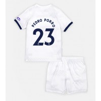 Dětský Fotbalový dres Tottenham Hotspur Pedro Porro #23 2023-24 Domácí Krátký Rukáv (+ trenýrky)